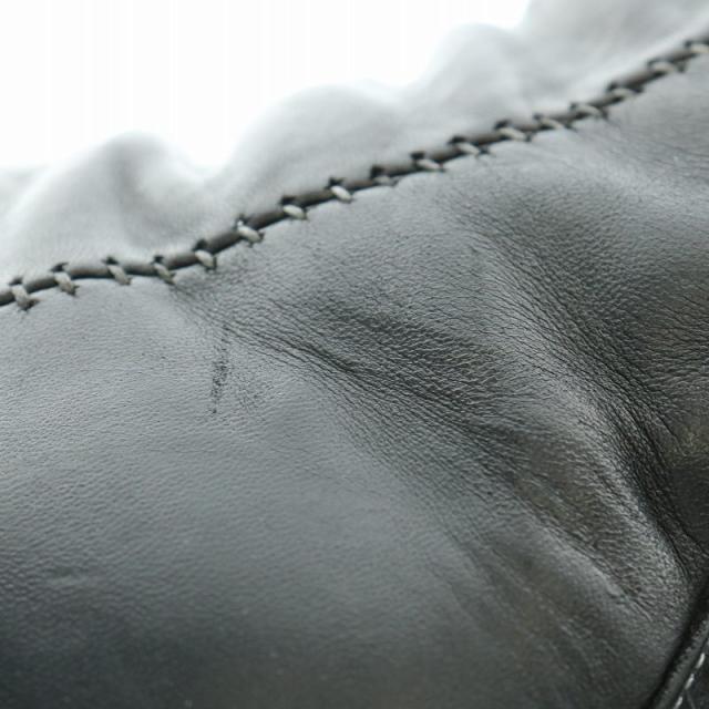 【中古】インカーネーション インカネーション incarnation ショートブーツ 厚底 ホースレザー サイドファスナー 黒の通販は