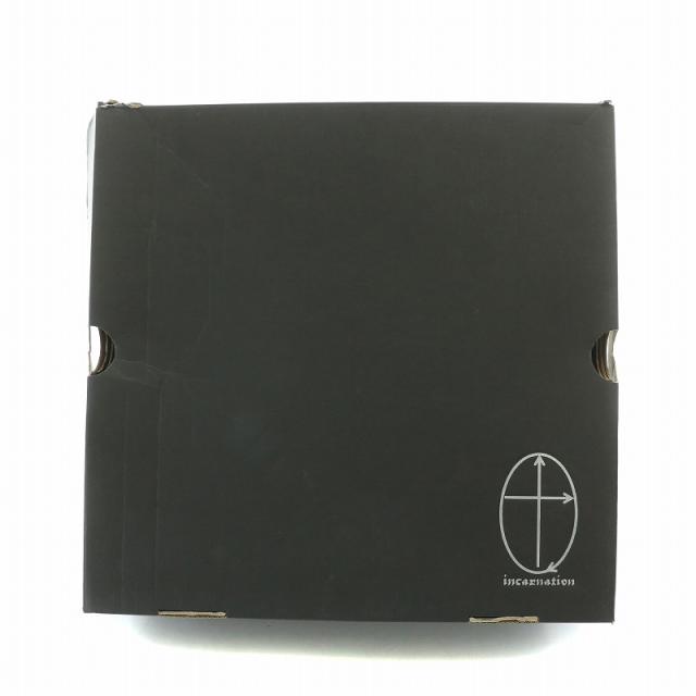 【中古】インカーネーション インカネーション incarnation ショートブーツ 厚底 ホースレザー サイドファスナー 黒の通販は