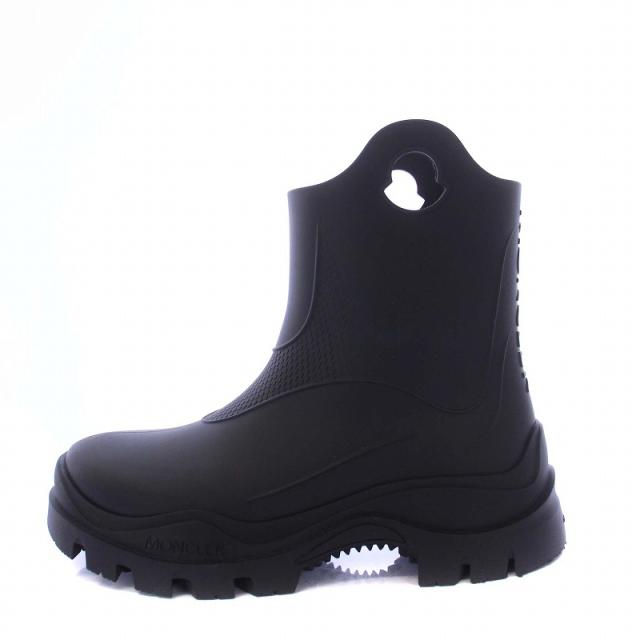 MONCLER 黒 レインブーツ ショート