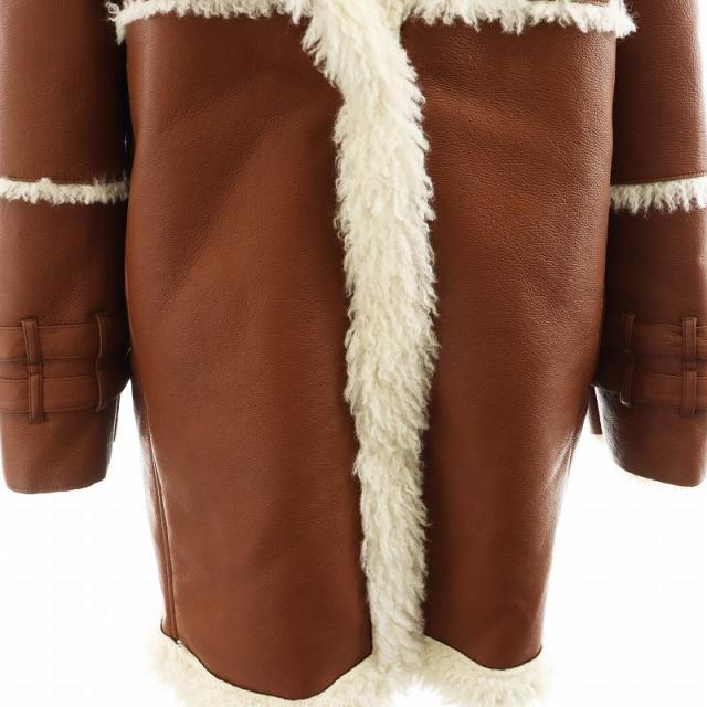 中古】マックス&コー MAX&CO. ボアコート ロング丈 アウター 40 茶  