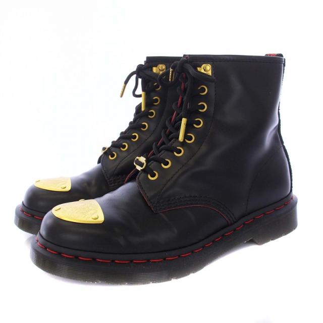【中古】DR.MARTENS YOTD YEAR OF THE DRAGON 8ホールブーツ レースアップ ショート レザー UK7 26cm 黒 1460の通販は 14,664円