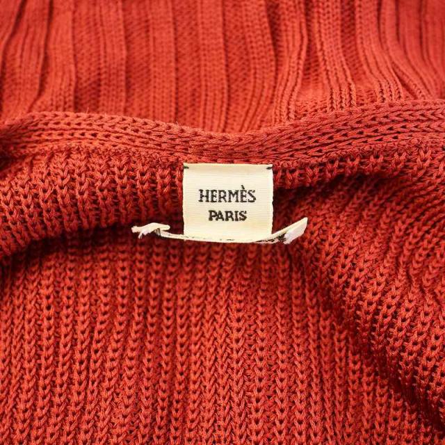 中古】エルメス HERMES ノースリーブニット ベスト Vネック