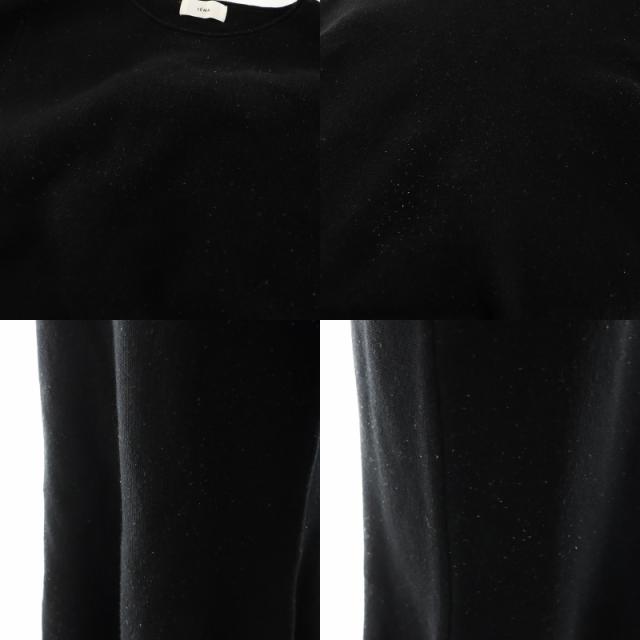 中古】イエナ IENA 23AW ニットフレアワンピース ロング丈 長袖 黒