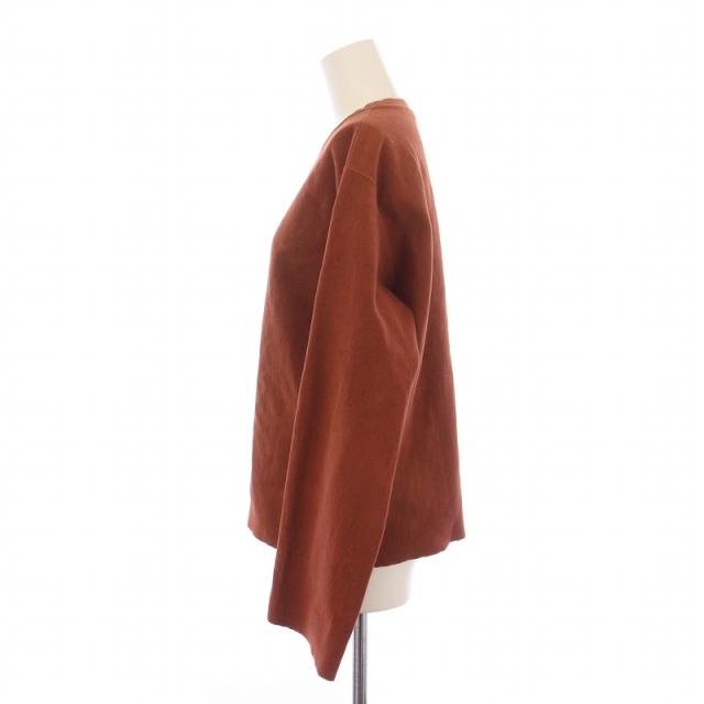 【中古】オーラリー AURALEE SUPER MILLED SWEAT CUT-OFF P スウェット トレーナー プルオーバー 長袖 0 レディース スウェット・プルオーバー