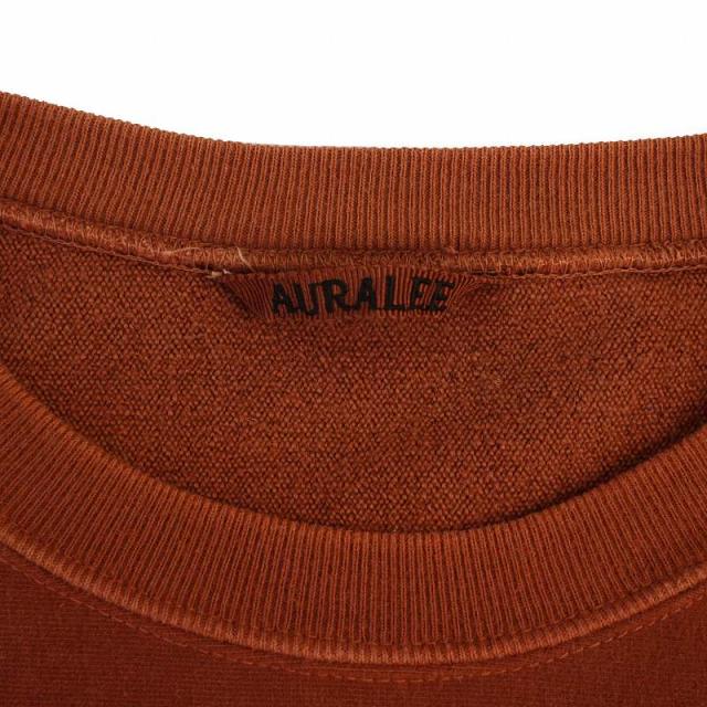 【中古】オーラリー AURALEE SUPER MILLED SWEAT CUT-OFF P スウェット トレーナー プルオーバー 長袖 0 レディース スウェット・プルオーバー