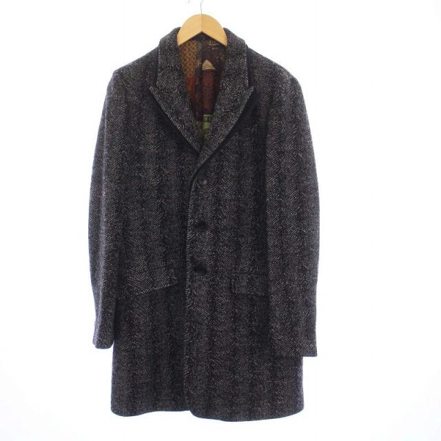 【ETRO】22AW ツイード チェスターコート Lサイズ ETRO】22AW ツイード チェスターコート Lサイズ コート メンズ