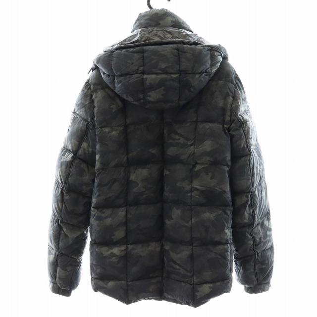 美品▼MONCLER モンクレール 19-20AW LAVEDA ラヴェダ フード・ラバーワッペン付き WZIPUP ダウンジャケット ブラック 1 正規品 メンズ