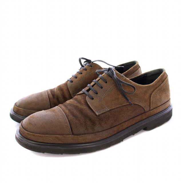 【中古】ドルチェ&ガッバーナ ドルガバ DOLCE&GABBANA ビジネスシューズ スエード 8 ブラウン /KH メンズ