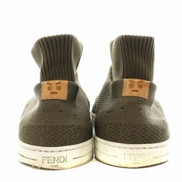 中古】フェンディ FENDI テクニカルニット スニーカー シューズ 7
