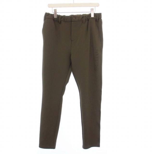 【中古】ブリーフィング BRIEFING GOLF 3D LOGO SLIM PANTS 3Dロゴ スリムパンツ イージー M カーキ BBG231M16の通販は 10,212円
