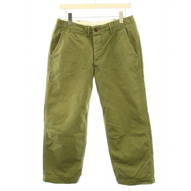 【中古】ウエアハウス WAREHOUSE ダックディガー DUCK DIGGER チノパンボタンフライ 33 カーキ /YT メンズの通販は 7,719円