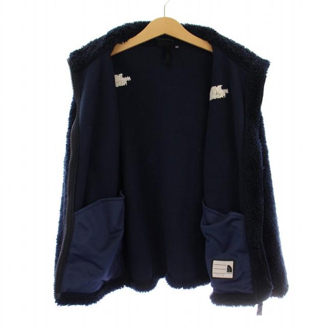 140cm THE NORTH FACE シェルパフリース ボア ネイビー 中古ザノースフェイス THE NORTH FACE Sherpa Fleece Jacket