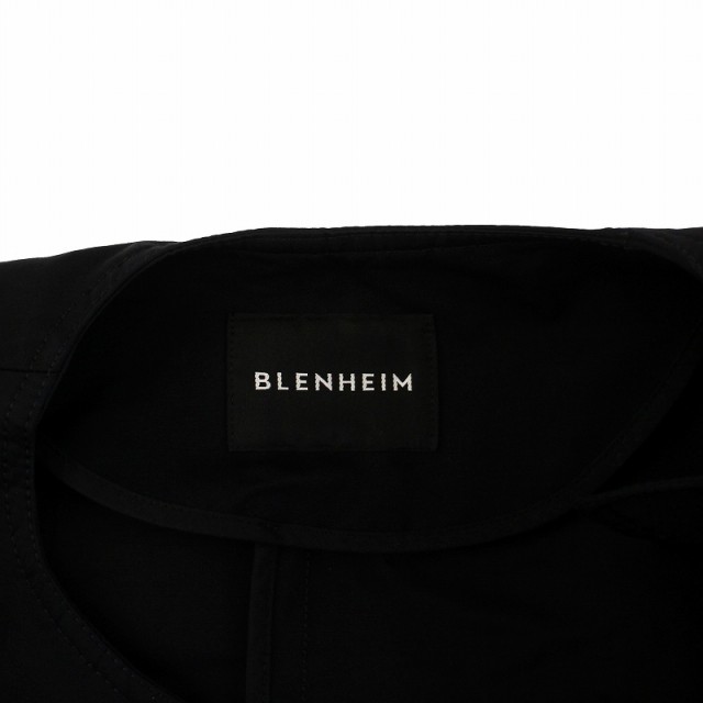 【中古】ブレンへイム BLENHEIM シャンブレーロングトレンチコート アウター M 紺 U237-001 /YM レディースの通販は