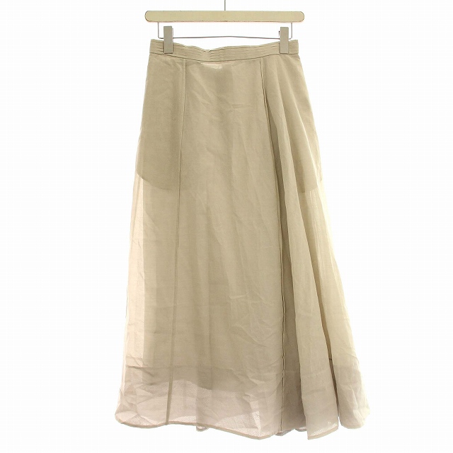 中古】エブール ebure シアー フレアスカート 3310500102 ロング