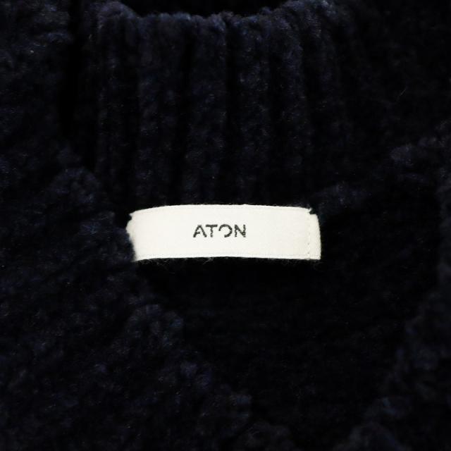 【中古】エイトン ATON 22AW WOOL MOLE V-NECK VEST ベスト プルオーバー ウール 2 紺 ネイビー KRAGSW0704の通販は 【中古】エイトン ATON 22AW WOOL MOLE V-NECK VEST ベスト プルオーバー ウール 2 紺 ネイビー KRAGSW0704の通販は