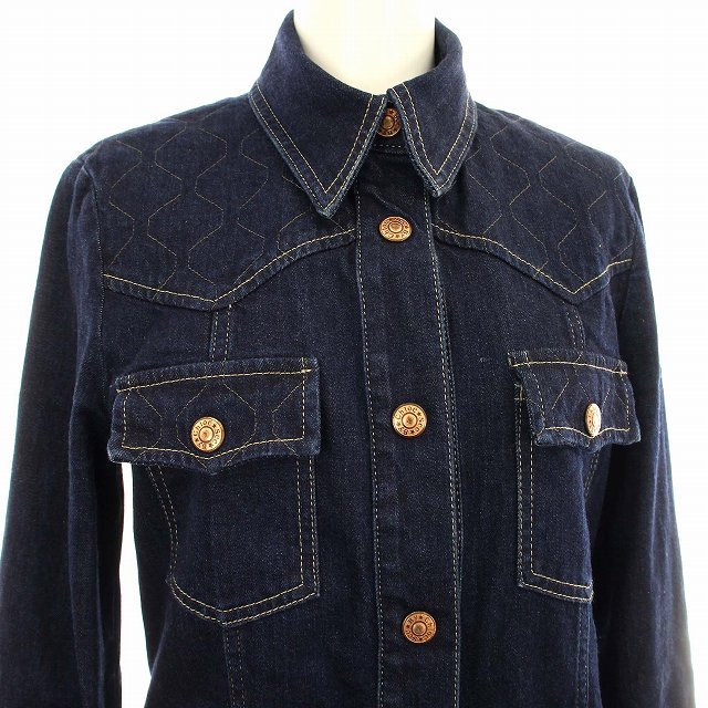 中古】シーバイクロエ SEE BY CHLOE デニム シャツワンピース S7ADR07