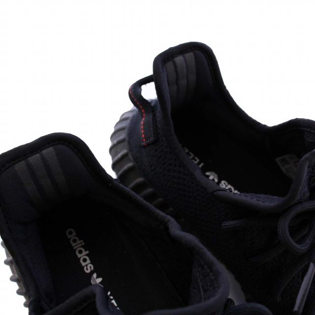 【中古】adidas YEEZY Boost 350 V2 Core Black/Red イージー ブースト350V2 スニーカー US9.5 27.5cm CP9652
