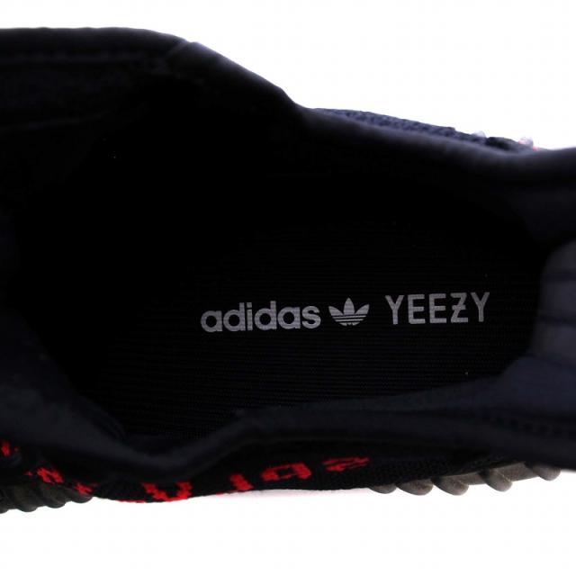 【中古】adidas YEEZY Boost 350 V2 Core Black/Red イージー ブースト350V2 スニーカー US9.5 27.5cm CP9652