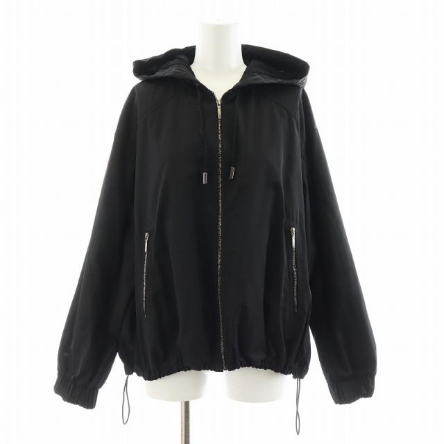 【中古】アドーア ADORE ブルゾン ジャンパー 36 黒 ブラック 531-150334 /AN19 レディース