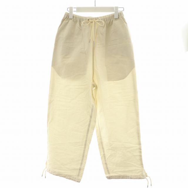 【中古】ルーマー loomer コットンシルクイージーパンツ S アイボリー PR23SS-PT103 /AN15 レディース