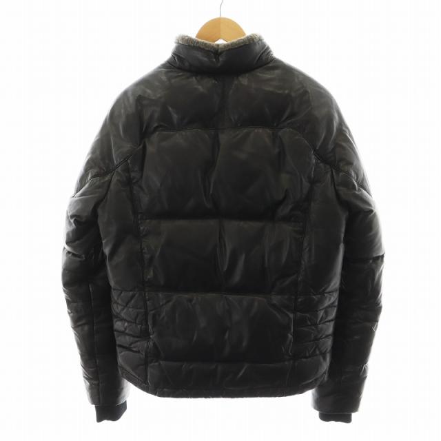 中古】ゼニア スポーツ Zegna Sport ダウンジャケット レザー アウター