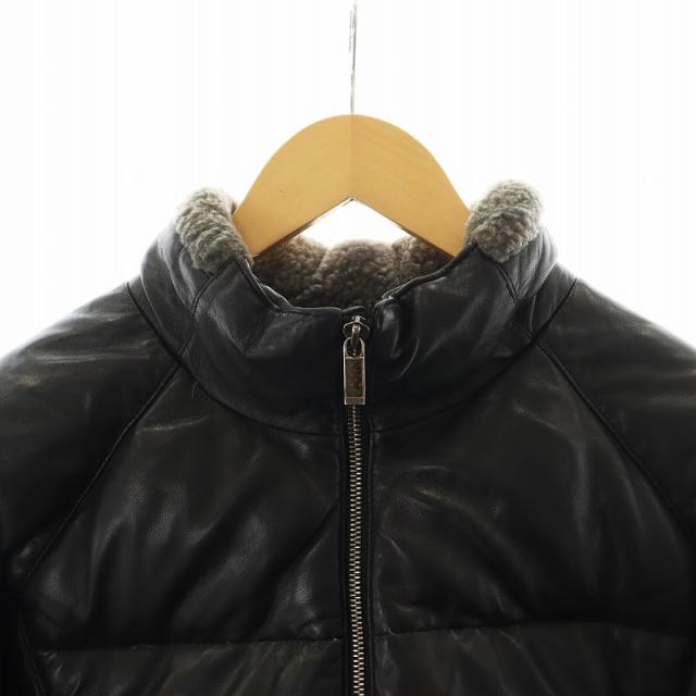 中古】ゼニア スポーツ Zegna Sport ダウンジャケット レザー アウター
