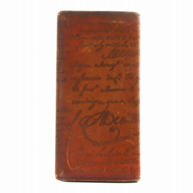 ベルルッティ カリグラフィ サンタル スクリット 二つ折り 長財布