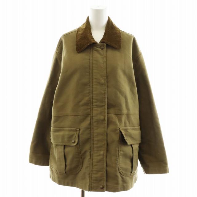 【中古】ナッシングリトゥン NOTHING WRITTEN  ROKAL ジャケット コットン アウター カーキ /AN32 レディース