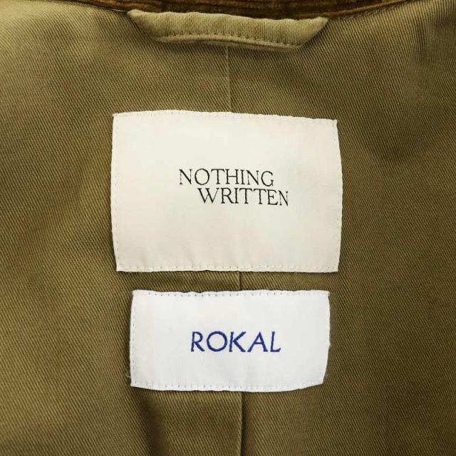 中古】ナッシングリトゥン NOTHING WRITTEN ROKAL ジャケット コットン