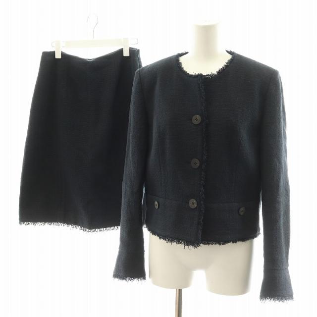 フォクシー FOXEY スーツ セットアップ ノーカラージャケット フォクシー FOXEY スーツ セットアップ ノーカラージャケット