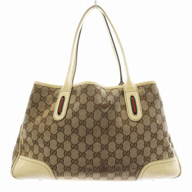 実用品】グッチ プリンシーGGキャンバス ハンドバッグ