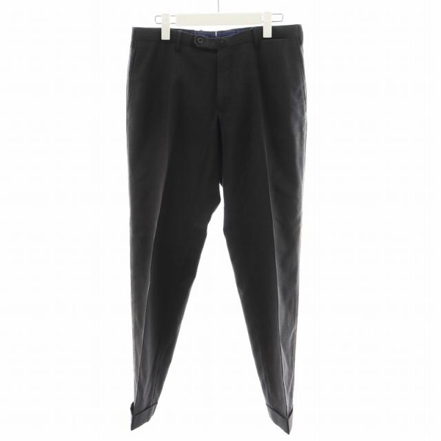 【中古】インコテックス INCOTEX SUPER100S SLIM fit パンツ スラックス ウール 48 グレー 002X1 /AN27 メンズ