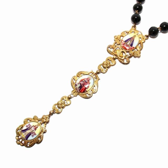 ドルチェ＆ガッバーナ DOLCE&GABBANA ロザリオ クロス ネックレス