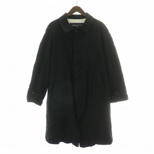 ウール縮絨 ステンカラーコート コムデギャルソンオム COMME des