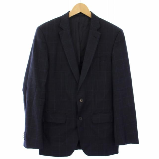 中古】ヒューゴボス ウインドウペン スリーピース スーツ 上下