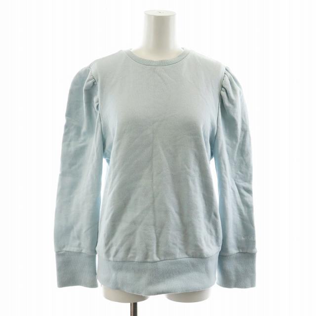 【中古】セントセシリア St.cecilia 24SS GIRLISH スウェット トレーナー 長袖 パフスリーブ M 水色 ライトブルー