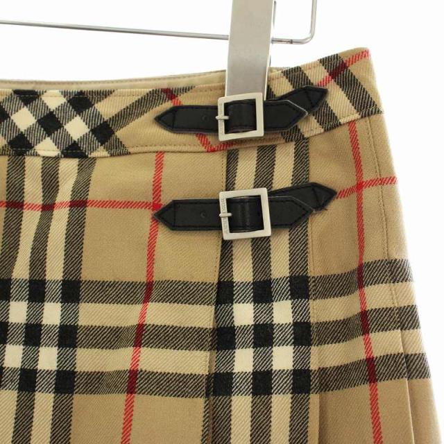 44 バーバリーロンドン ビック チェック スカート グレー 春 夏 【公式
