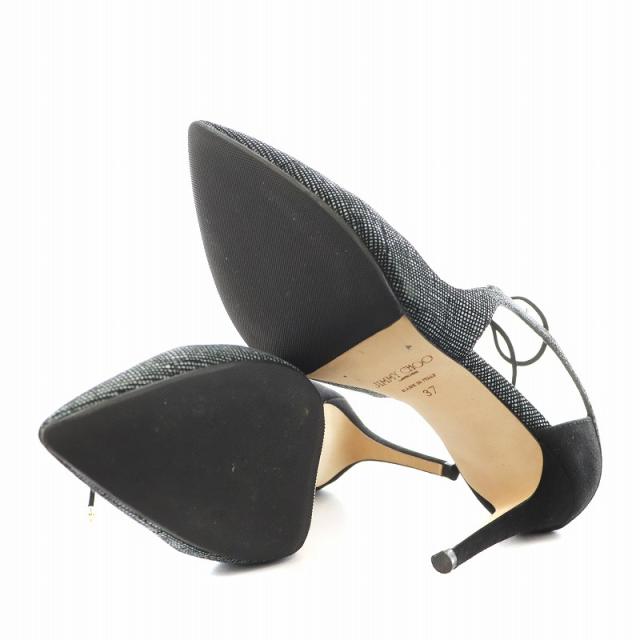 ジミーチュウVANESSA 85 パンプス ポインテッドトゥ ヒール 美品 JIMMY CHOO パンプス エナメル 10cm ハイヒール ポインテッド