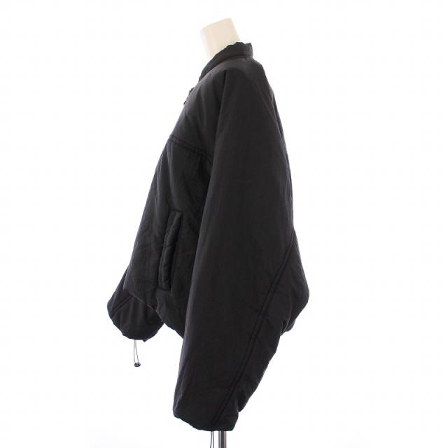 【中古】スタイリング ウォッシャブル光吸収発熱パディングブルゾン 中綿ジャケット スタンドカラー ナイロン 黒 中古】スタイリング ウォッシャブル光吸収発熱パディングブルゾン 中綿