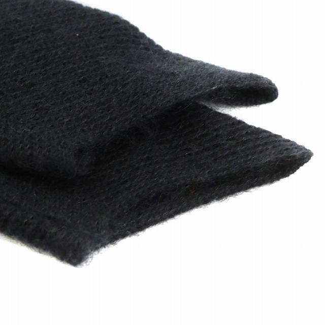 ISSEY MIYAKE ブラック タートルネック長袖 プリーツプリーズ 黒