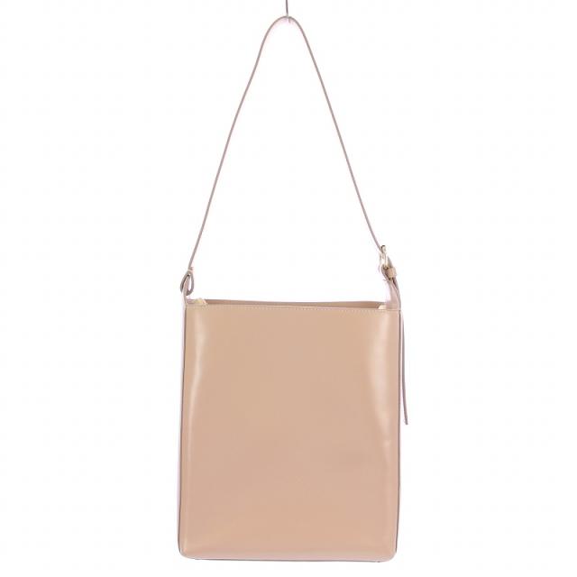 【中古】アーペーセー A.P.C. VIRGINIE ワンショルダーバッグ レザー ロゴ ピンク /BB レディース
