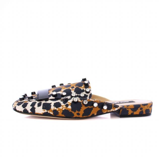 中古】セルジオロッシ Sergio rossi SR1 ミュール サンダル ビジュー