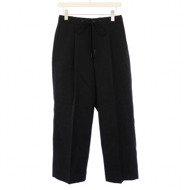 【中古】ザ リラクス THE RERACS 23AW THE SLACKS STRAIGHT スラックス パンツストレート 38 ブラック
