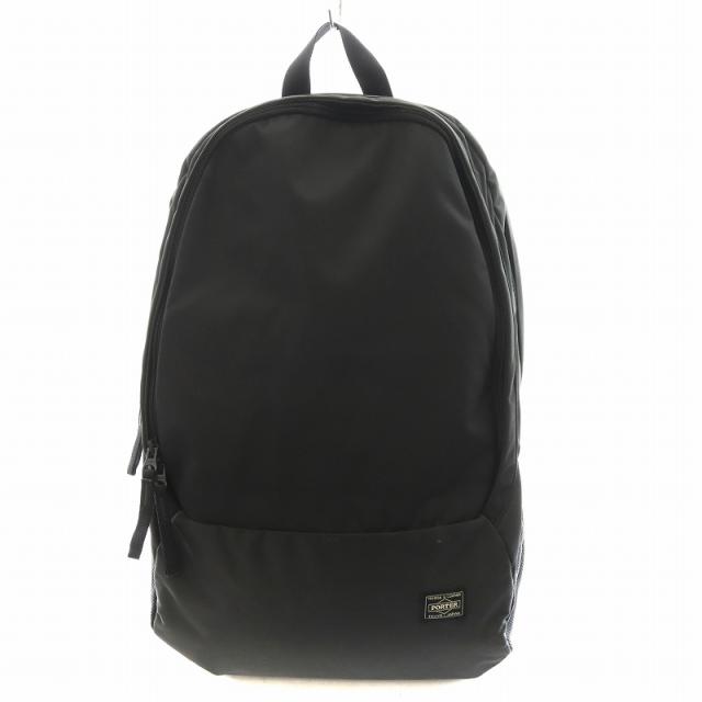 【中古】ポーター PORTER 吉田カバン ドライブ DRIVE リュックサック バックパック デイバッグ ナイロン 黒