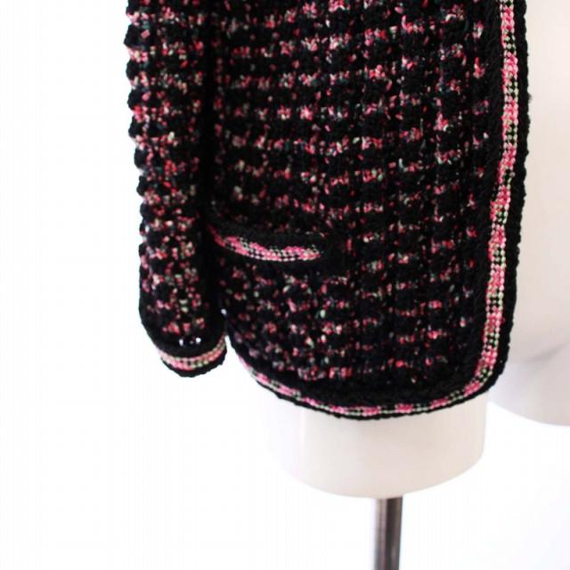 【シャネル】CHANEL ニットパーカー カーディガン ココマーク CHANEL シャネル カーディガン ココマーク チェーン付き ニットジャケット