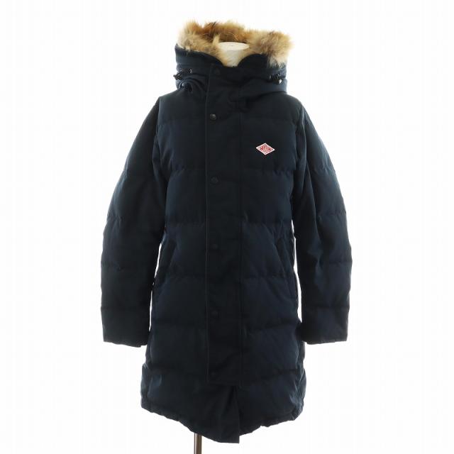 ダントン　ロングダウンコート　ダウン　ネイビー　36 DANTON ダントン ロングコートダウン ネイビー DANTON ネイビー ダウン