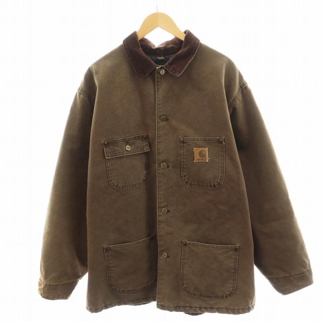 Carhartt カバーオール チョアコート 裏地ブランケット 中古】カーハート carhartt 00s チョアコート カバーオール 裏