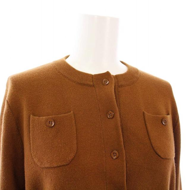 CABAN ブラウン カーディガン CABaN 半袖カーディガン ブラウン S