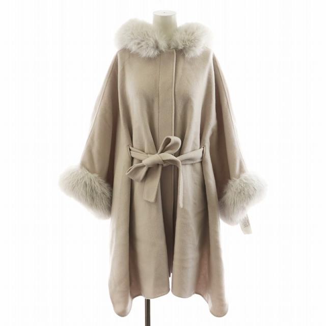 中古】未使用品 セルフォード CELFORD 24AW ファーポンチョ