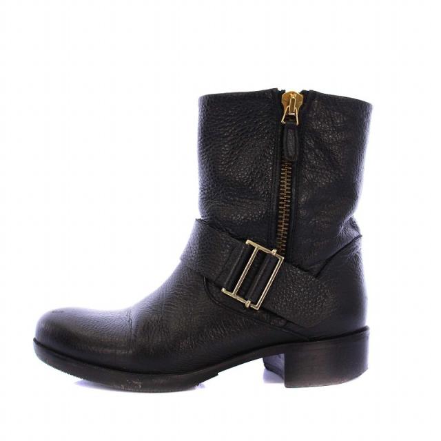 中古】ペリーコ PELLICO SUNNY エンジニアブーツ ミドル丈 レザー 37